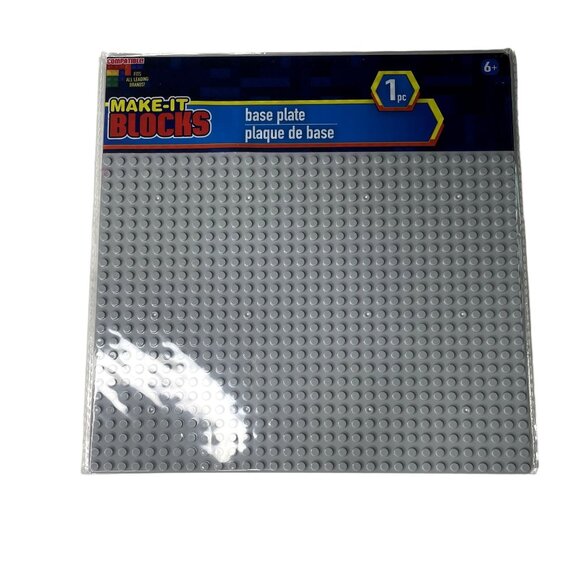 Construction Block Base Plate Gray 32 x 32 Studs u Compatible Major Brand - Picture 1 of 6